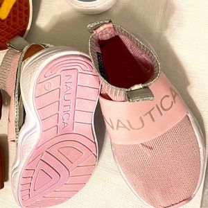 Pink nautica shoes